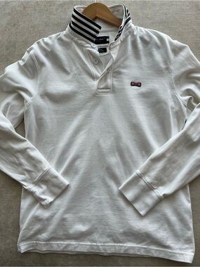 Eden park Paris. Long sleeve polo 100% Pima cotton.